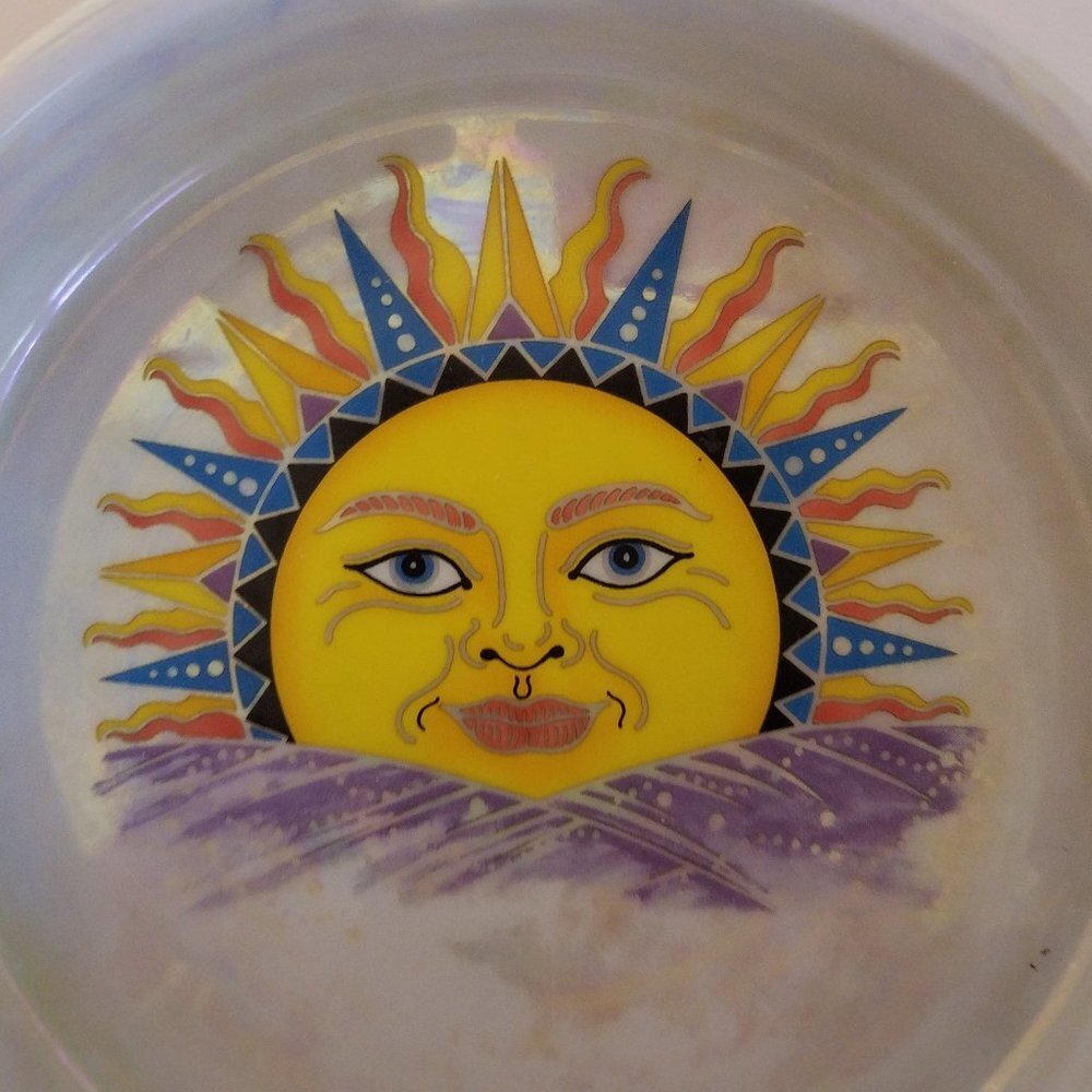 Sunshine Trinket Hippie Boho Tray Dish‎